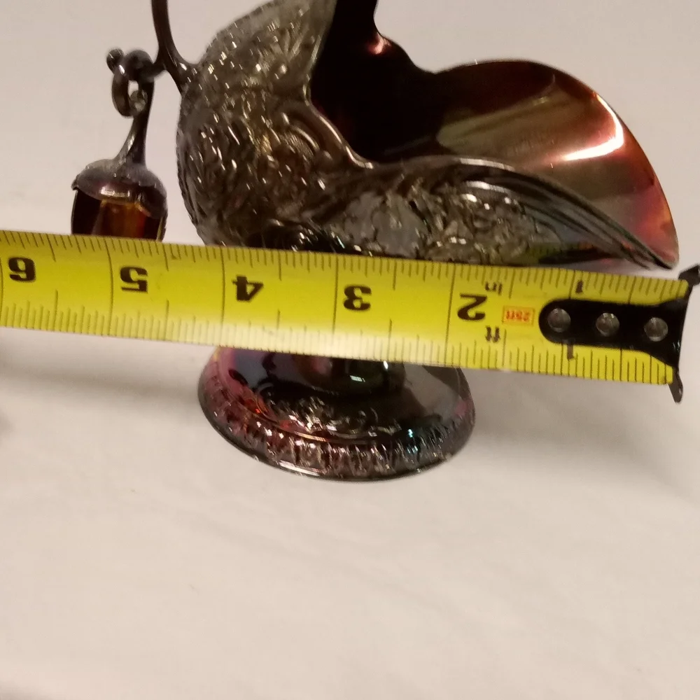 E.P. Japan Victorian Sugar Shuttle & Scoop Silver Plated Metal Condinment